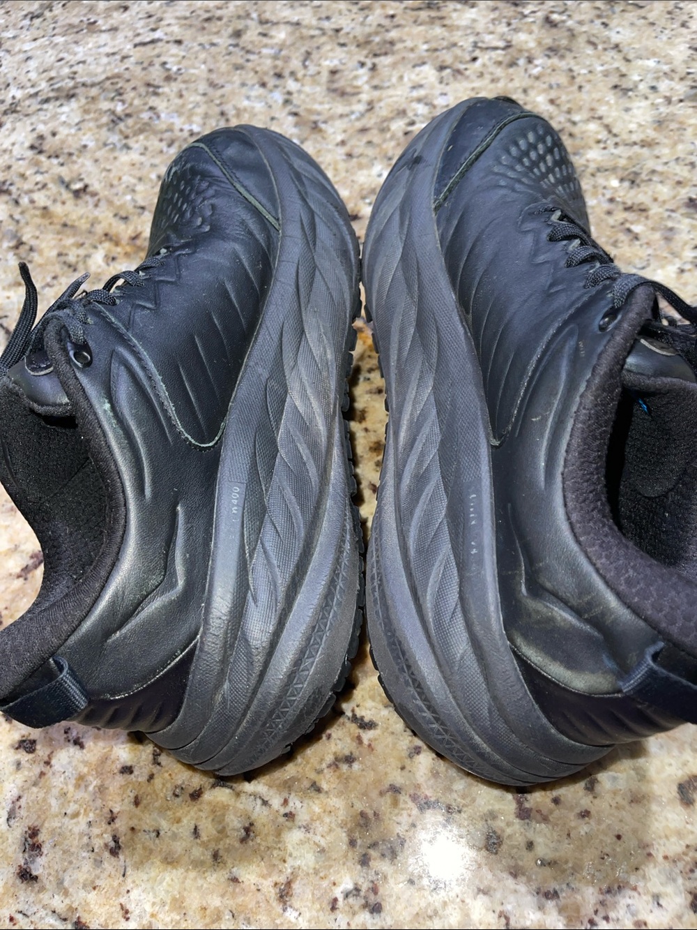 Hoka Bondi SR Men's Black Athletic Sneakers - Casual Comfort - Picture 5 of 11